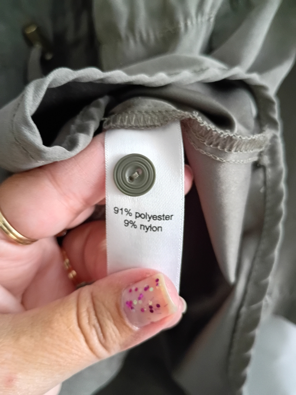 Maurices Olive Green Lightweight Jacket With a Hood. Size XXL - Picture 6 of 16